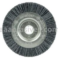 Weiler 31101 Burr-Rx 3" Narrow Face Wheel .043/120 CG Crimped Fill 1/2"-3/8" Arbor Hole