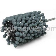 Weiler 34277 CrossFlex Heavy Duty Bore Brush 4 Diameter 320 SC Grit