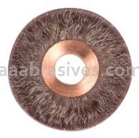 Weiler 35240 2" Polyflex Encapsulated Small Diameter Crimped Wire Wheel .0104" Steel Fill 1/2" Arbor Hole