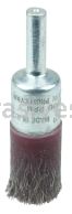 Weiler 35340 1/2" Polyflex Encapsulated Crimped Wire End Brush .0104" Steel Fill 1/4" Stem