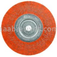 Weiler 35520 6" Polyflex Encapsulated Narrow Face Crimped Wire Wheel .0104" Steel Fill 5/8"-1/2" Arbor Hole