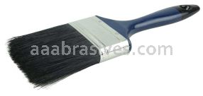 Weiler 40004 3" Varnish Brush Black China Bristle Fill 3" Trim Length Blue Foam Handle