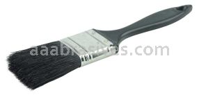 Weiler 40101 1-1/2" Industrial Varnish Brush Black China Bristle 2" Trim Length Blue Plastic Sash