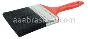 Weiler 40141 Vortec Pro 4" Disposable Chip & Oil Brush Black Synthetic 2-3/4" Trim Length Plastic Handle