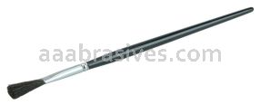 Weiler 41018 1/4" Flat Marking Brush Ox Hair 7/8" Trim Length Round Handle