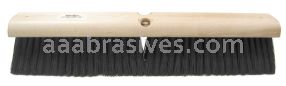 Weiler 42035 18" Medium Sweep Floor Brush Black Polypropylene Fill