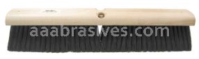 Weiler 42037 24" Medium Sweep Floor Brush Black Polypropylene Fill