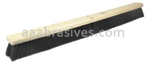 Weiler 42047 36" Medium Sweep Floor Brush Black Tampico Fill Includes Brace