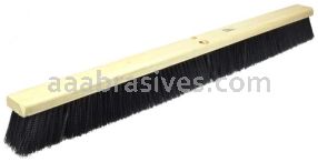 Weiler 42095 36" Medium Sweep Floor Brush Black Polypropylene Fill Includes Brace