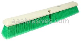 Weiler 42163 18" Perma-Sweep Floor Brush Flagged Green Polystyrene Fill