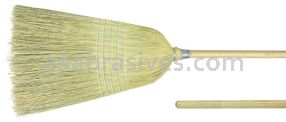 Weiler 44009 Light Industrial Upright Broom Corn Fill 56" Overall Length