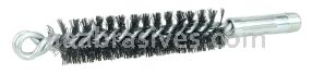 Weiler 44149 1" Double Spiral Flue Brush .012 Steel Fill