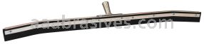 Weiler 45511 36" Floor Squeegee Curved Metal Frame Heavy-Duty Rubber Blade