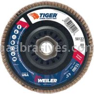 Weiler 50122 4-1/2" Tiger Ceramic Abrasive Flap Disc