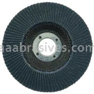 Weiler 51120V 4-1/2" Tiger Paw Flap Disc Conical Type 29 Phenolic Backing 60 Z 7/8" Arbor Hole Vending Ready