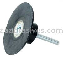 Weiler 51552 3" Type R Hub Pad + Mandrel for Blending Discs & Bobcat Flap Discs