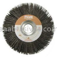 Weiler 53326 6" x 2" Tiger Coated Abrasive Flap Wheel 1" Arbor Hole 60 AO