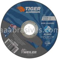 Weiler 58200 4-1/2" x .045" TIGER ALUMINUM Type 1 Cut-Off Wheel ALU60S 7/8 AH