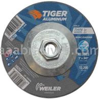 Weiler 58208 5" x .045" TIGER ALUMINUM Type 27 Cutting Wheel ALU60S 5/8-11 Nut