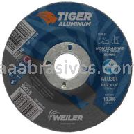 Weiler 58215 4-1/2 x 1/8 TIGER ALUMINUM Type 27 Cut/Grind Combo Wheel ALU30T 7/8 AH