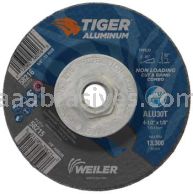 Weiler 58216 4-1/2 x 1/8 TIGER ALUMINUM Type 27 Cut/Grind Combo Wheel ALU30T 5/8-11 Nut