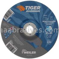Weiler 58221 7 x 1/8 TIGER ALUMINUM Type 27 Cut/Grind Combo Wheel ALU30T 7/8 AH