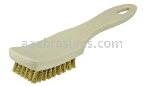 Weiler 73156 Small Tire Cleaning Brush Brass Wire Fill