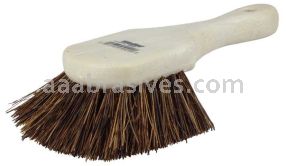 Weiler 79101 8" Utility Scrub Brush Palmyra Fill Short Handle Foam Block