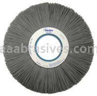 Weiler 84710 12" Crimped Filament Nylox Wheel .022/320 SC Fill 4-1/4" Arbor Hole