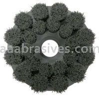 Weiler 86115 Burr-Rx 6" Shell-Mill Holder Disc Brush .026/120 CG Crimped Fill