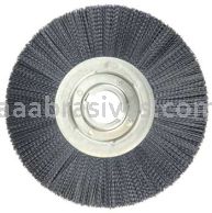 Weiler 86132 Burr-Rx 12" Crimped Filament Wheel Brush .026/120 CG Fill 2" Arbor Hole