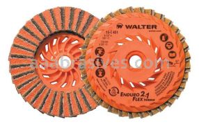 Walter 15I451 4-1/2 x 5/8-11 Spin-On Enduro-Flex Two-In-One Turbo Flap Disc