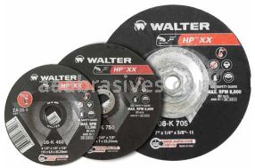 Walter 08H457 4-1/2 x 1/8 x 5/8-11 A24 HP XX T27 Grinding Wheel
