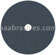 7x7/8 #50 Zirc, Resin Fiber Sanding Disc