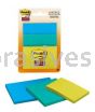 Post-it™ Super Sticky Notes 3432-SST 3 in x 3 in Bora Bora Collection 3M 7010371219