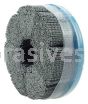 Weiler 85901 6" Maximum Density Nylox Disc Brush 80 SC Crimped Rectangular Fill Banded