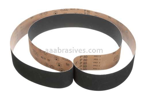 3M™ 7100185690 62 x 243 P80 Grit XF-wt 461F Cloth Belt