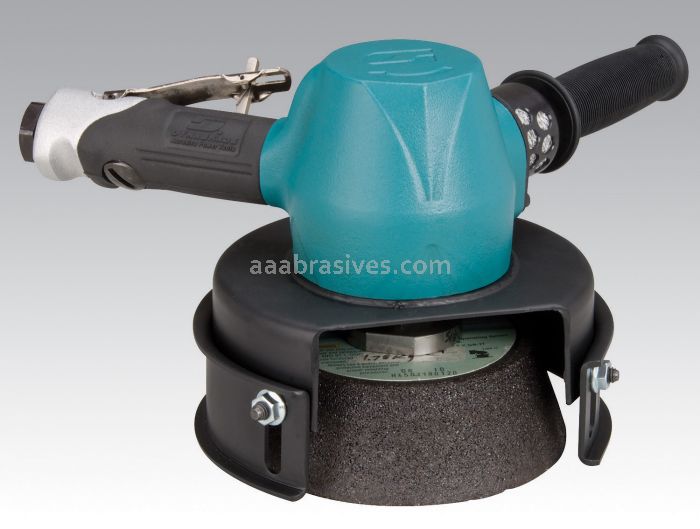 Dynabrade 53233 - 6" Type 11 Vertical Cup Wheel Grinder 2 hp, 6,000 RPM, Gearless, Rotational Exhaust
