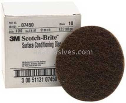 3M™ 7000120841 4" 07450 A/O CRS Scotch-Brite™ SC-DH Surface Conditioning Disc