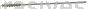 Weiler 26910 .325" Nylox Micro Abrasive Tube Brush 600 AO 1" Brush Length