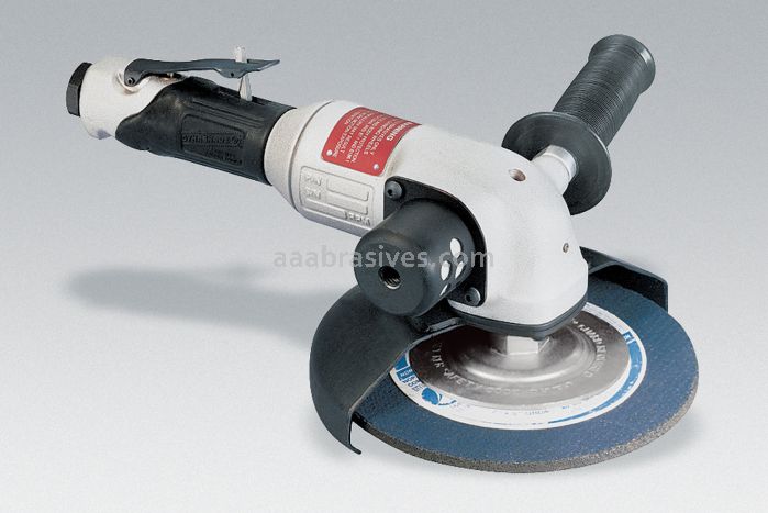 Dynabrade 50350 - 7" Right Angle Depressed Center Wheel Grinder 1.2 hp, 6,000 RPM, Side Exhaust, 5/8-11 Spindle Thread