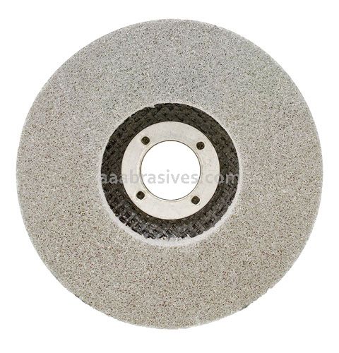 4-1/2x5/8-11 White Felt/Wool Buffing Polishing Disc Type 27 Flat