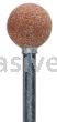 Norton B122 3/8" Ball/Gemini 38A M/F/I2 1/8 x 1-1/2/Vitrified Bond Mounted Points - B Shapes