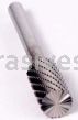 SB-5 1/2x1x1/4"sk Cylindrical End Cut Double Cut Titanium Coated Carbide Burr