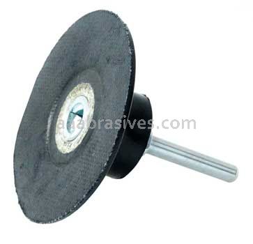 Weiler 51552 3" Type R Hub Pad + Mandrel for Blending Discs & Bobcat Flap Discs