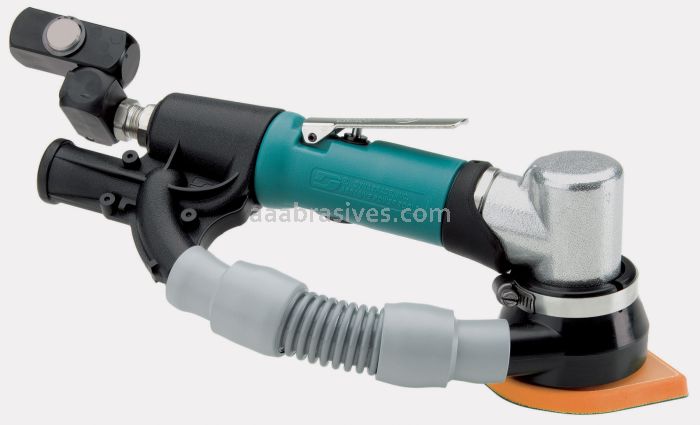 Dynabrade 58015 - Dynafine Detail Sander, Self-Generated Vacuum .12 hp, 7 Degree Offset, 15,000 RPM, 1/32" Orbit, Rear Exhaust