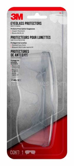 3M&trade; 7100181665 Eyeglass Protectors 47030H1-DC Clear Clear Lens Anti-Scratch