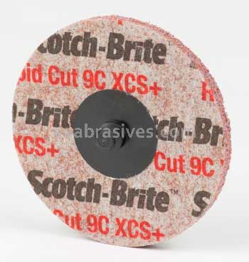 3M™ Scotch-Brite™ Roloc™ 7100026614 3 x NH 9C XCS+ Rapid Cut Unitized Wheel