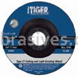 Weiler 56421 - 4-1/2" x 1/8" Z24T, 7/8” A.H., Type 27 Cutting & Light Grinding Wheel - 12382564216