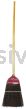 Weiler 70325 Metal Cap Upright Broom Brown Poly Fill 55" Overall Length
